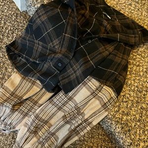 Cropped Flannel shirt